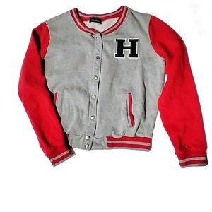 Youth  Bomber Varsity Jacket with "H" , Monogram